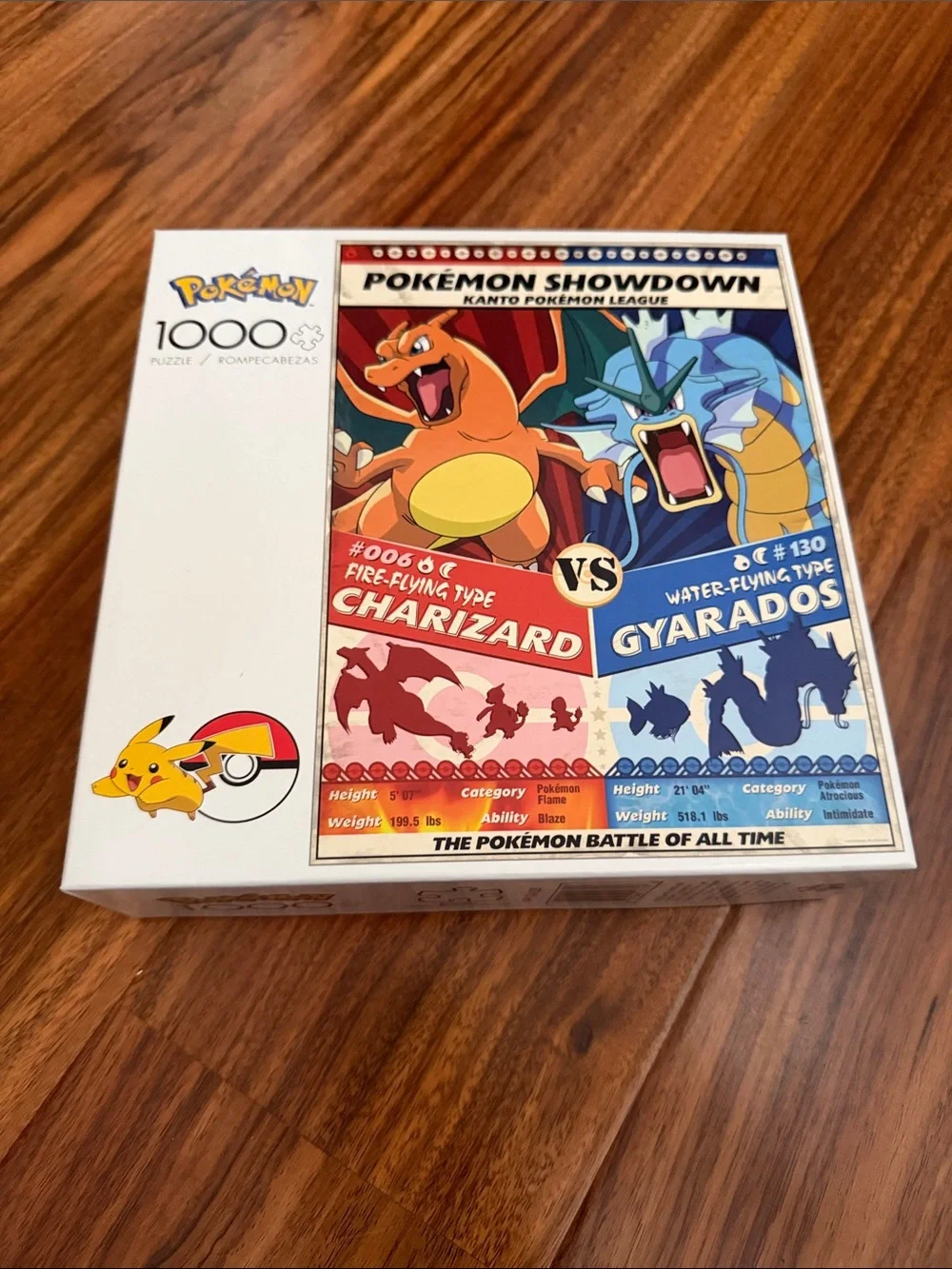 Pokémon Showdown Charizard vs Gyarados 1000-Piece Puzzle